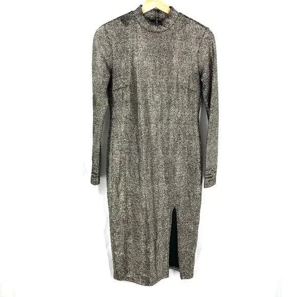 long sleeve knitted mini dress RHYTHM CHARLIZE LONG SLEEVE KNIT MINI DRESS
